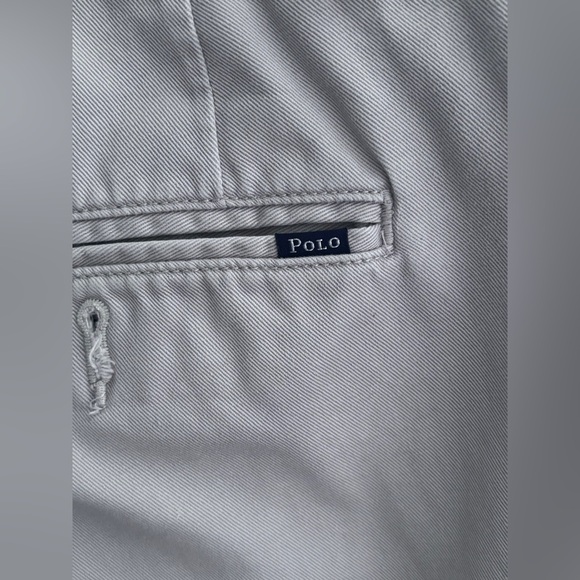 Polo Ralph Lauren Classic Fit Chino Shorts Khaki Beige Size: 32 100% cotton - Picture 2 of 7